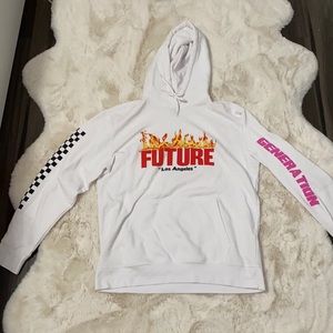 White forever 21 hoodie, for men or women